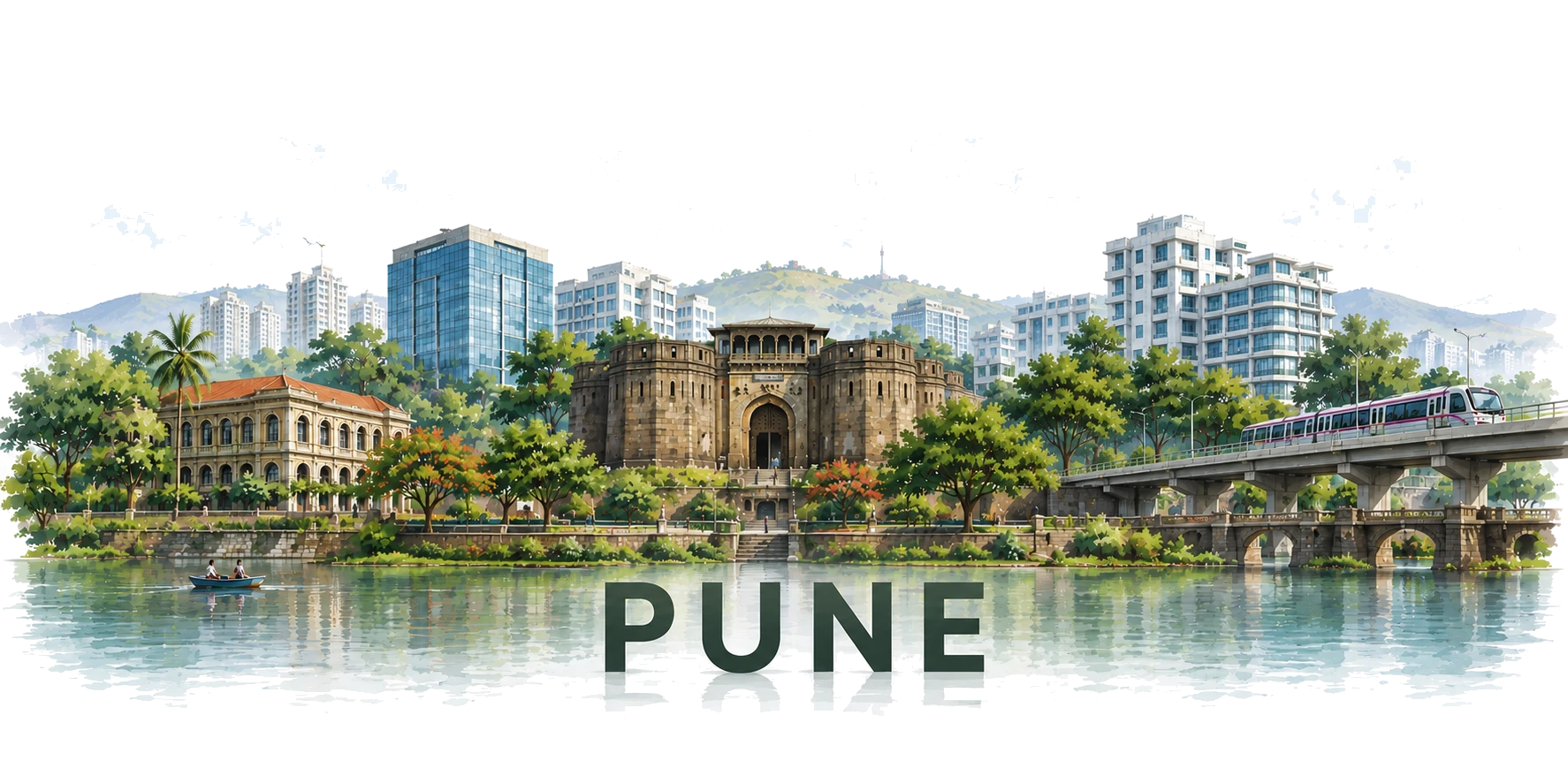 Pune skyline